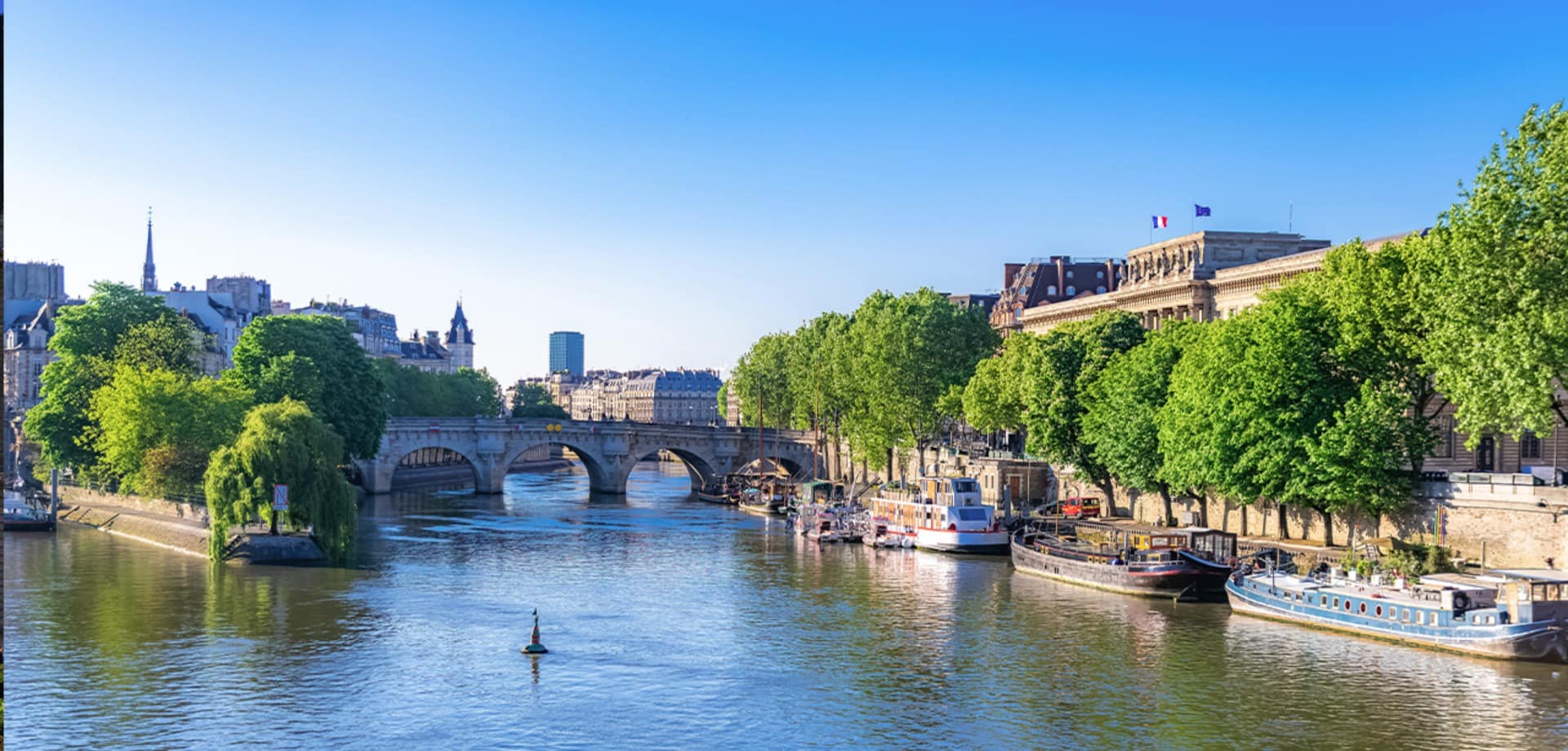 Franca paris pont neuf rio sena